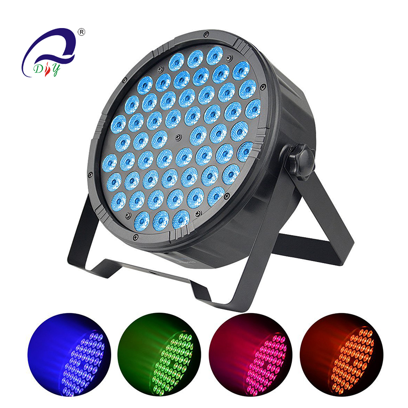 PL100II  54pcs *1W  LED Par  Light With Plastic Case for Dj Wedding